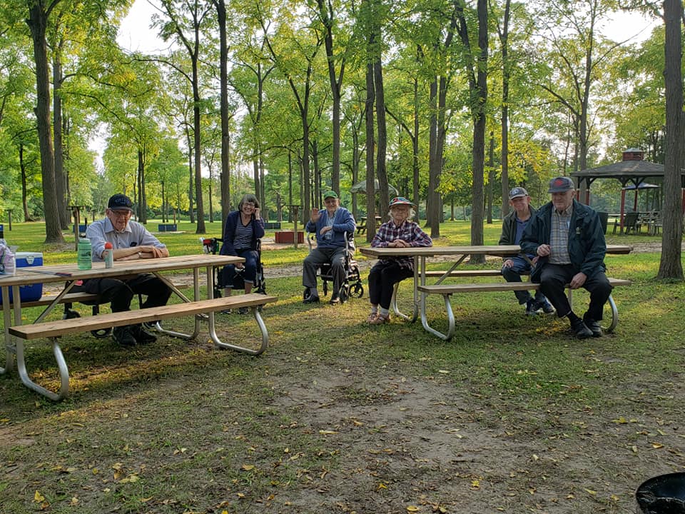 Residents from The Village of Riverside Glen were able to enjoy the wide open spaces at Shady Pines Campground.