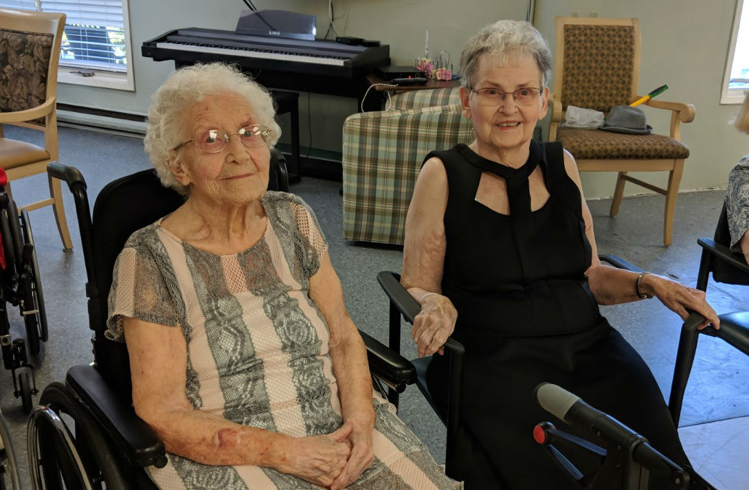 Helen and Helen were two of the models who helped make a Coleman Care Centre Fashion show special.