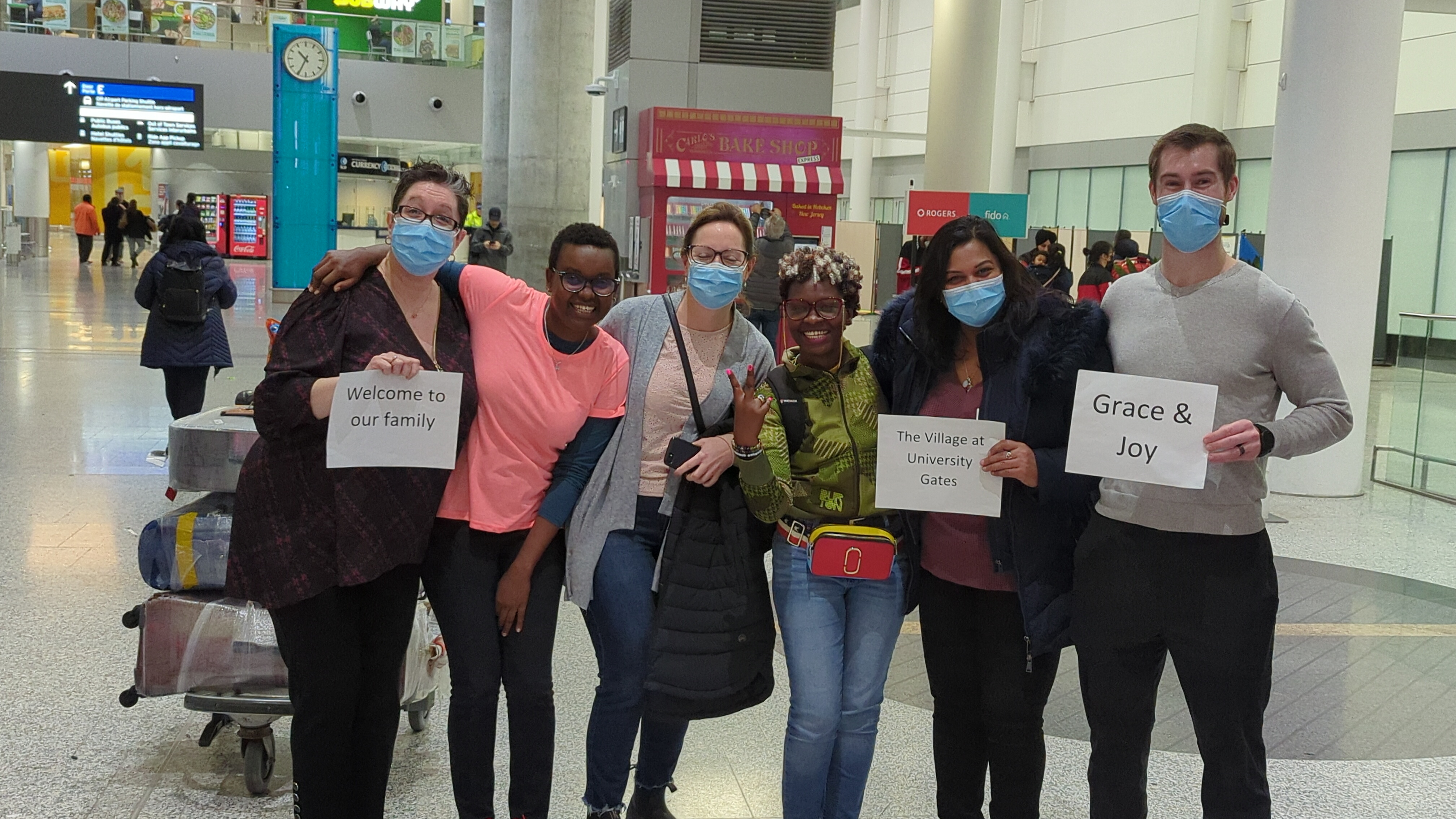 Our team welcoming Grace & Joy, Internationally Educated Nurses arriving to Schlegel Villages