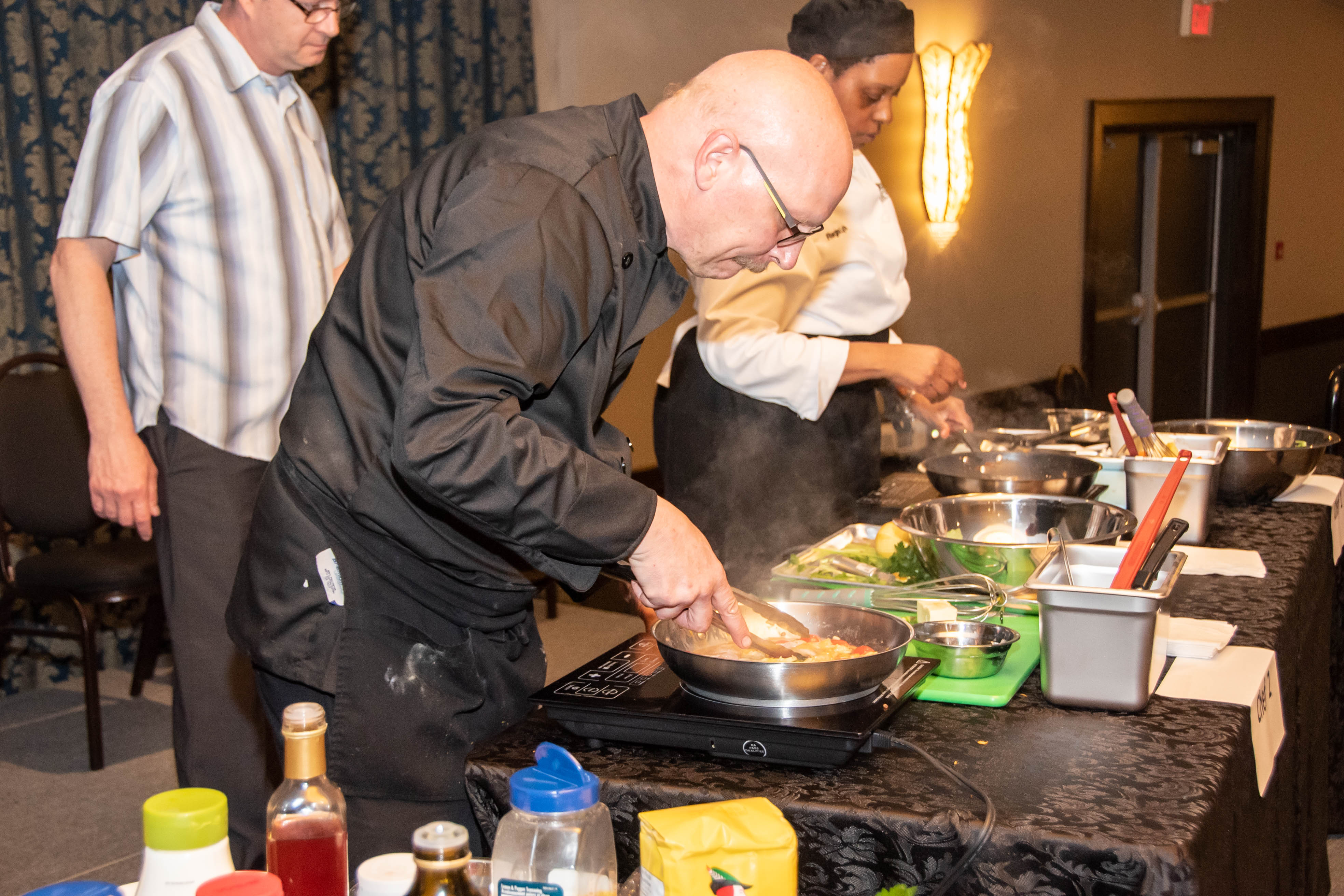 Four Chefs representing The Ruby from their respective  Village squared off in an Iron Chef Challenge.