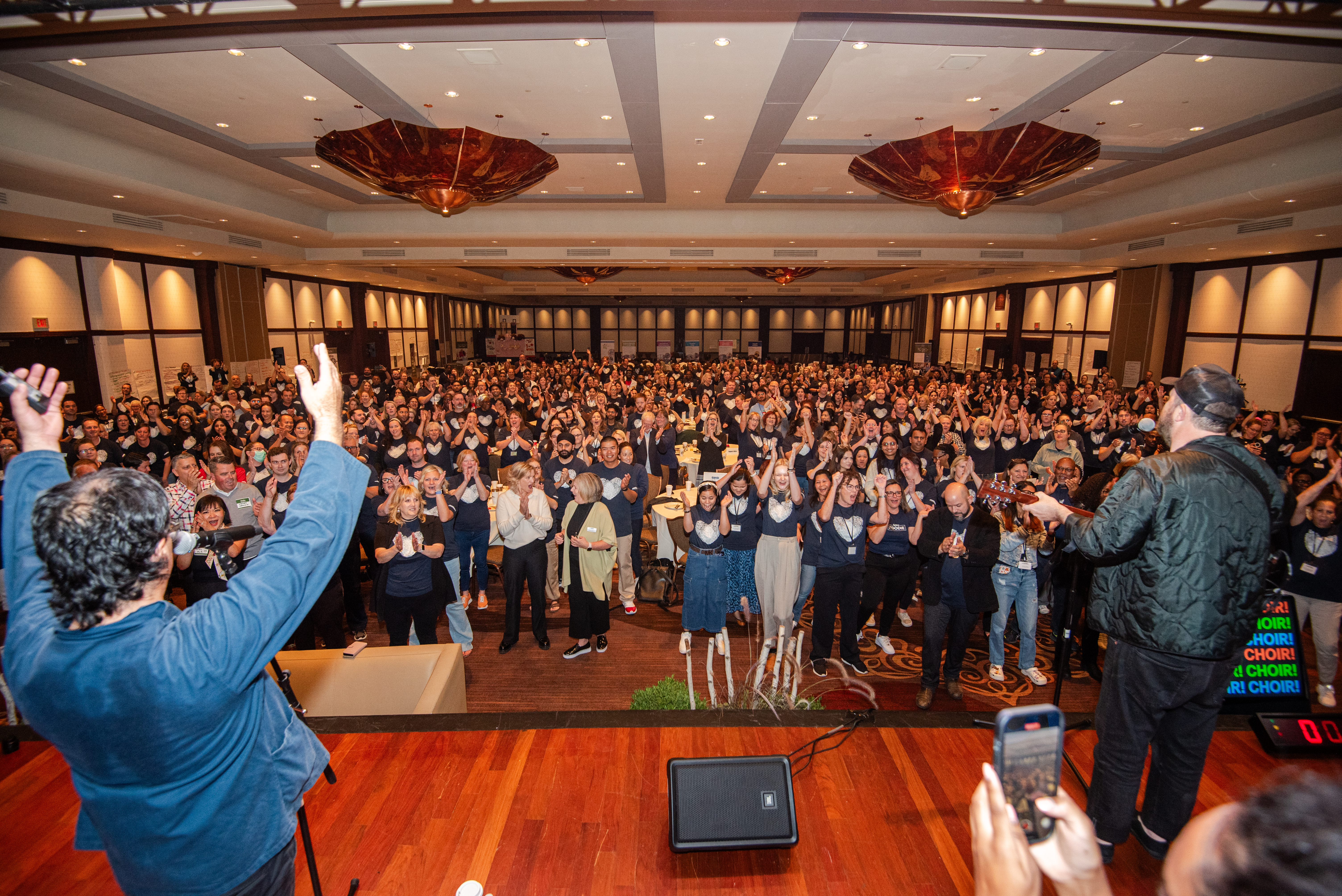 CHOIR! CHOIR! CHOIR! along with 500+ Schlegel Villages attendees at Operational Planning 2024