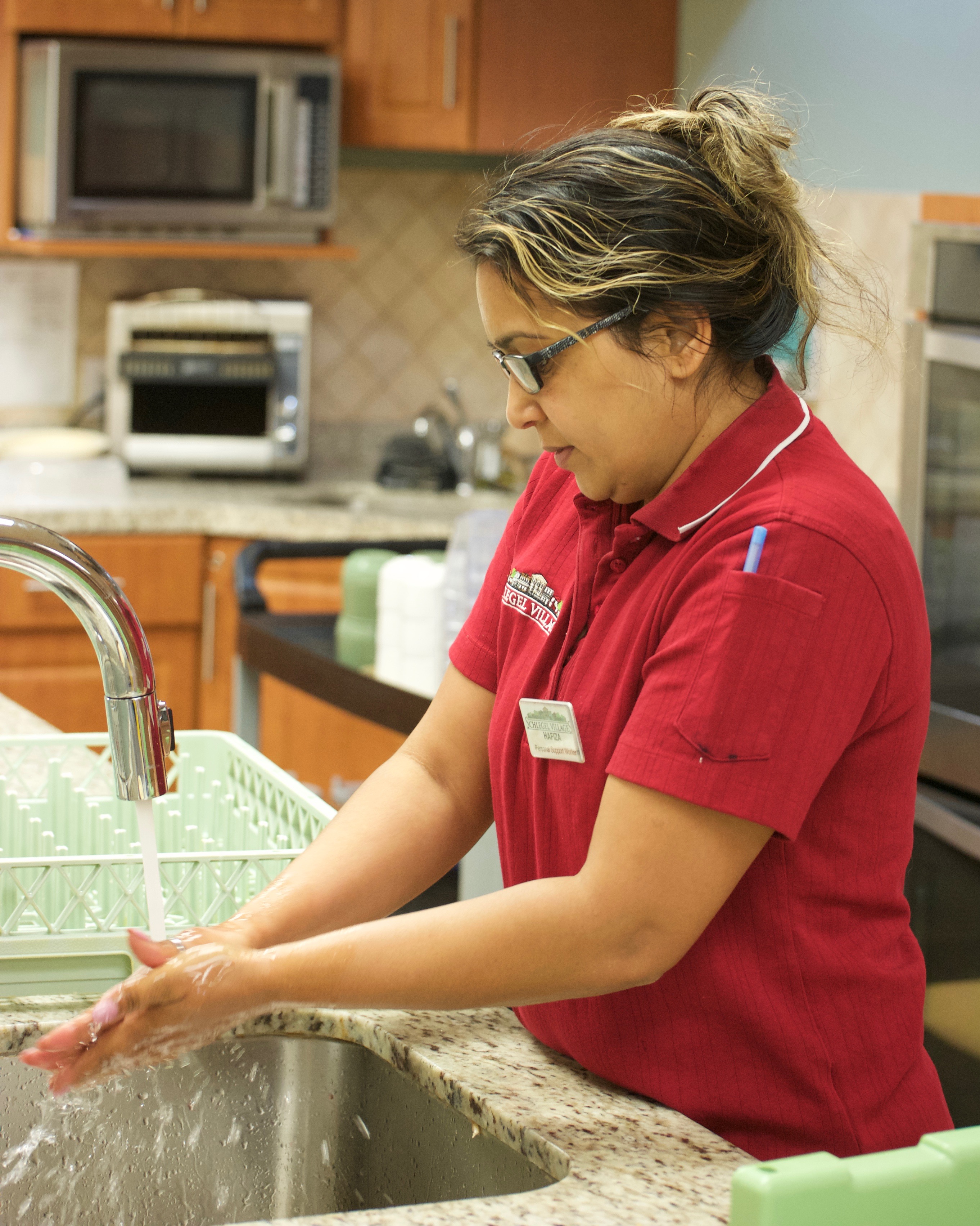 hand washing to prefect the spread of infection