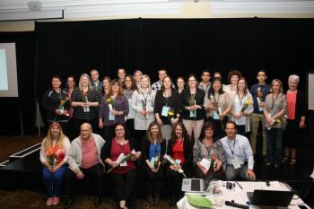 Group photo including retirement and long term care leadership graduates